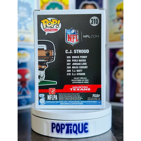 NFL Texans C.J. Stroud Funko Pop! Vinyl Figure #310 - Picture 3 of 6